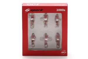 GRID GIRLS - 2000s rød/hvid 1:43