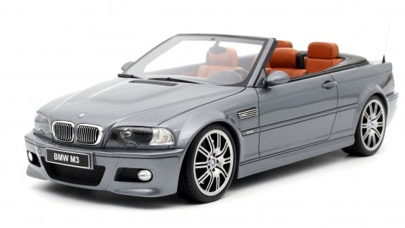 BMW E46 M3 CONVERTIBLE 2004 GREY 1:18