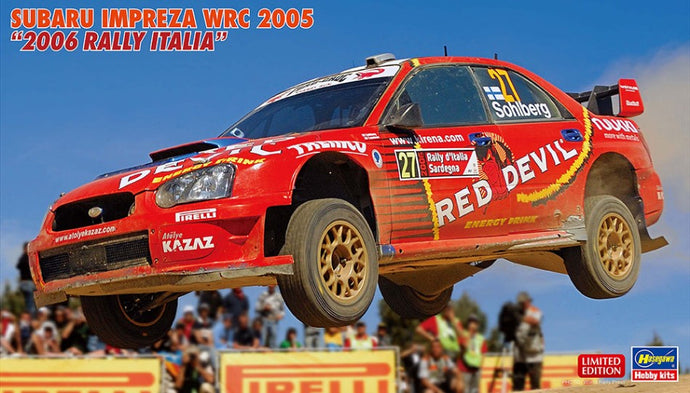 SUBARU IMPREZA WRC N 27 RALLY ITALY SARDEGNA 2005 P.SOLBERG - P.MILLS / 1:24