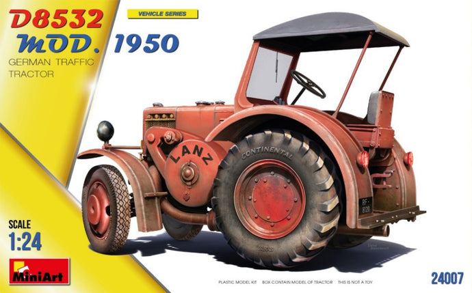 LANZ BULLDOG D8532 GERMAN TRAFFIC TRACTOR 1950 / 1:24