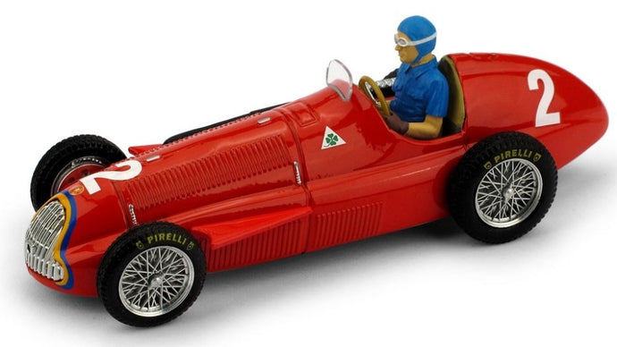 ALFA ROMEO 158 J.MANUEL FANGIO 1951 N.2 BELGIUM GP WORLD CHAMPION 1:43