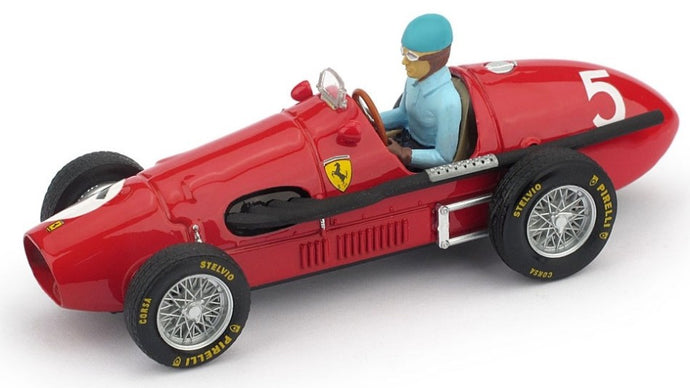 FERRARI 500 F2 ALBERTO ASCARI 1953 N.5 WINNER BRITISH GP W/PILOTE 1:43