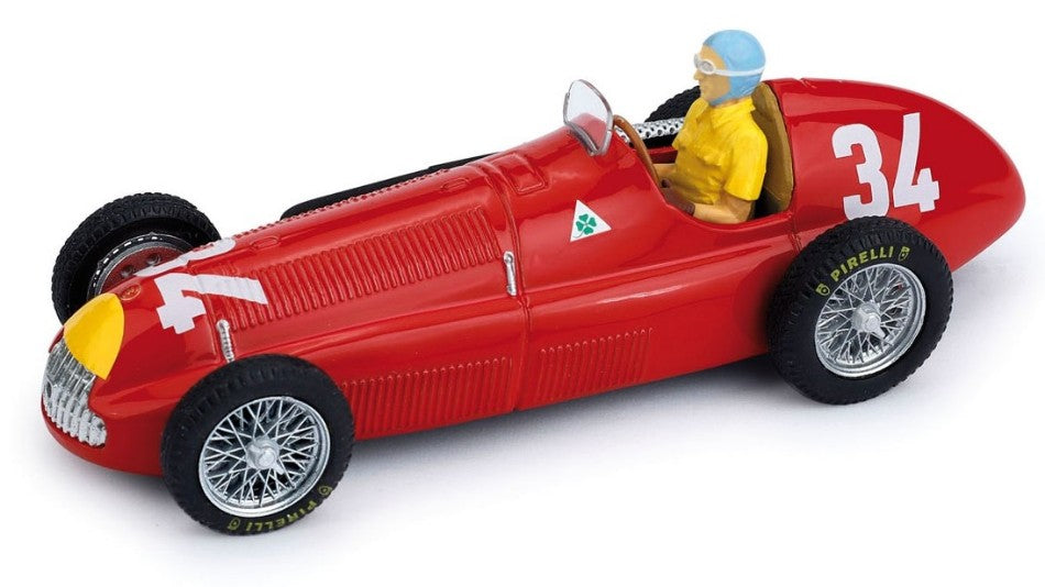 ALFA ROMEO JUAN MANUEL FANGIO 1950 N.34 WINNER MONACO GP C/PILOTA 1:43
