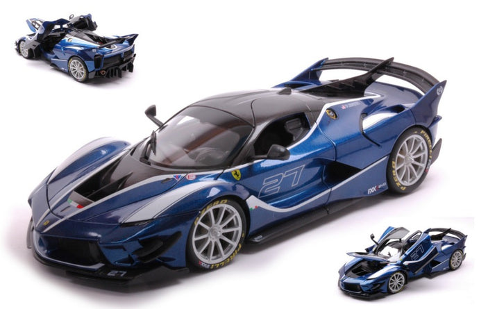 FERRARI FXX-K EVO N.27 BLUE 1:18