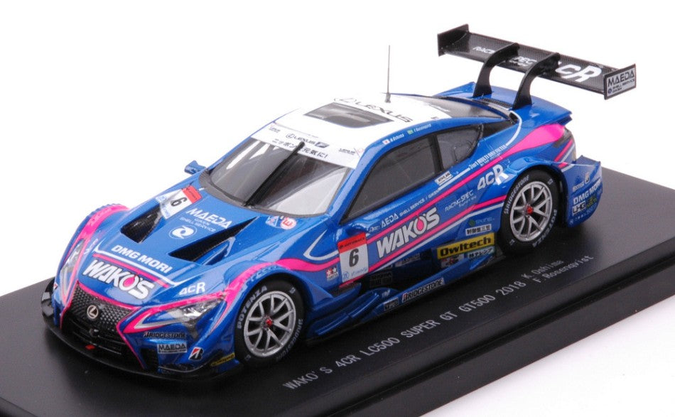 WAKO'S 4CR LC500 N.6 SUPER GT500 2018 K.OSHIMA-F.ROSENQVIST 1:43