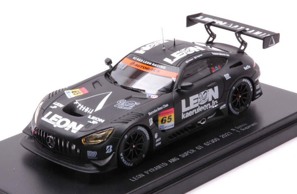 LEON PYRAMID AMG N.65 SUPER GT300 2021 N.GAMOU-T.SUGANAMI 1:43