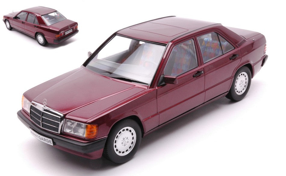 MERCEDES 190E 1.8 AVANTGARDE W201 1993 RED 1:18