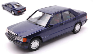 Mercedes Benz 190E 2.3 AVANTGARDE W201 1993 blå metallic 1:18