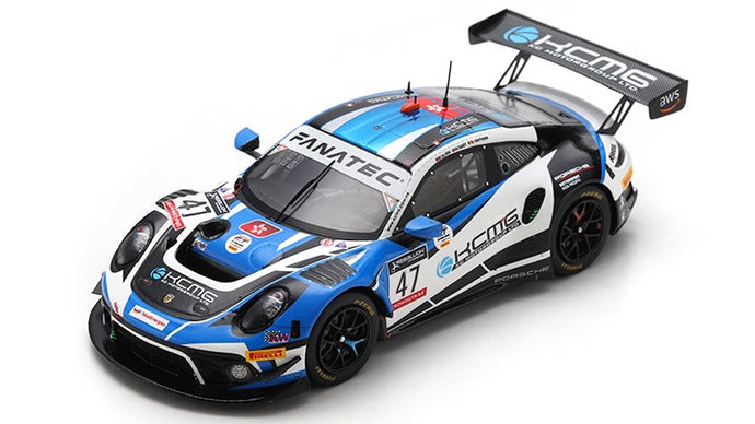 PORSCHE 911 GT3 R N.47 7th 24 H SPA 2022 OLSEN-TANDY-VANTHOOR 1:43