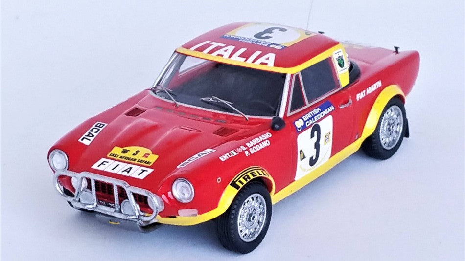 FIAT 124 ABARTH N.3 EAST AFRICAN SAFARI 1974 BARBASIO/SODANO 1:43