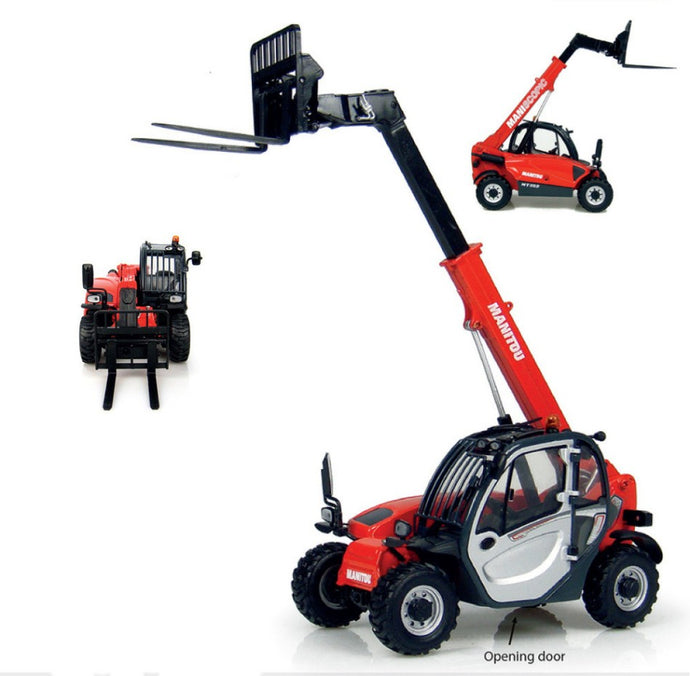 MANITOU MT625T COMFORT TELESCOPIC TRACTOR - ELEVATORE RED SILVER 1:32