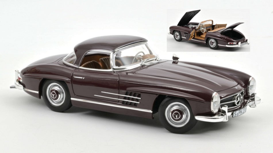 MERCEDES 300 SL ROADSTER 1957 RED 1:18