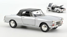 Indlæs billede til gallerivisning PEUGEOT 404 CABRIOLET 1967 SILVER 1:18