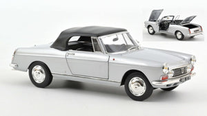 PEUGEOT 404 CABRIOLET 1967 SILVER 1:18