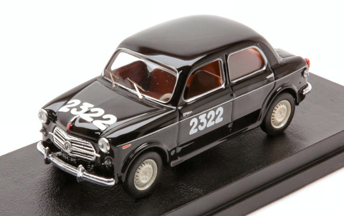 FIAT 1100/103 N 2322 MILLE MIGLIA 1955 TAGLIANI - DE ANGELIS BLACK 1:43