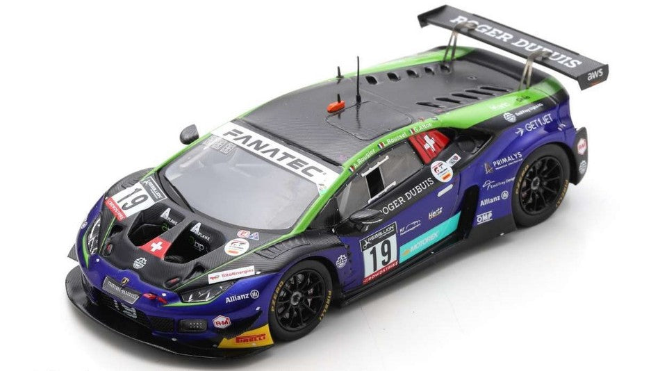 LAMBORGHINI HURACAN GT3 N.19 24 H SPA 2022 ROUSSEL-ROUGIER-ALTOE 1:43