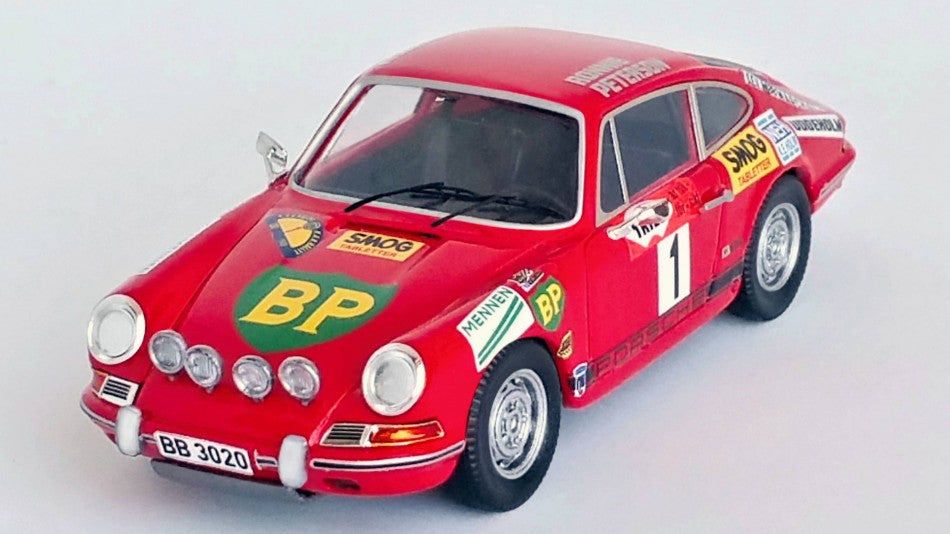 PORSCHE 911 L SWEDISH RALLY 1970 PETERSON/SVEDBERG 1:43
