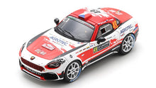 Indlæs billede til gallerivisning FIAT 124 RALLY RGT N 49 RALLY MONTECARLO 2022 M.RADA - J.JUGAS RED WHITE BLACK 1:43
