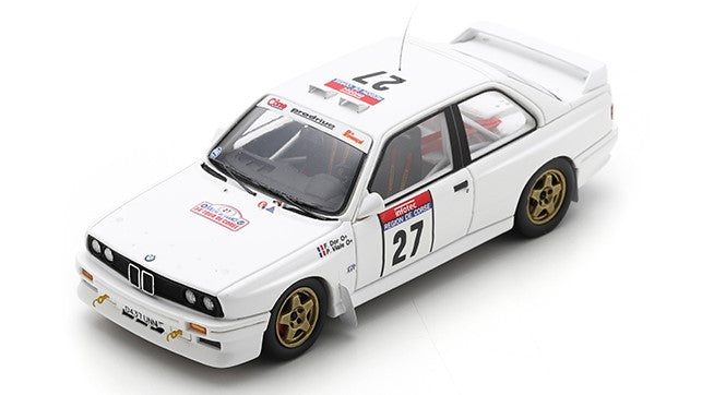 BMW E30 N.27 TOUR DE CORSE RALLYE DE FRANCE 1990 F.DOR-P.VIALE 1:43