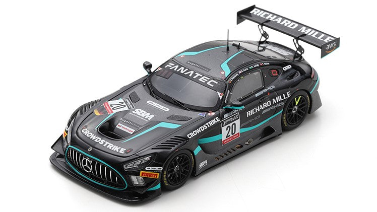 MERCEDES GT3 N.20 WINNER BRONZE CUP CLASS 24 H SPA 2022 MULLER-KURTZ-PIE