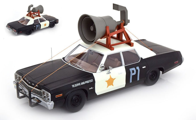 DODGE MONACO BLUESMOBILE LOOK A LIKE WITH SPEAKER 1974 1:18