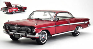 CHEVROLET IMPALA SPORT COUPE' 1961 MAROON 1:18
