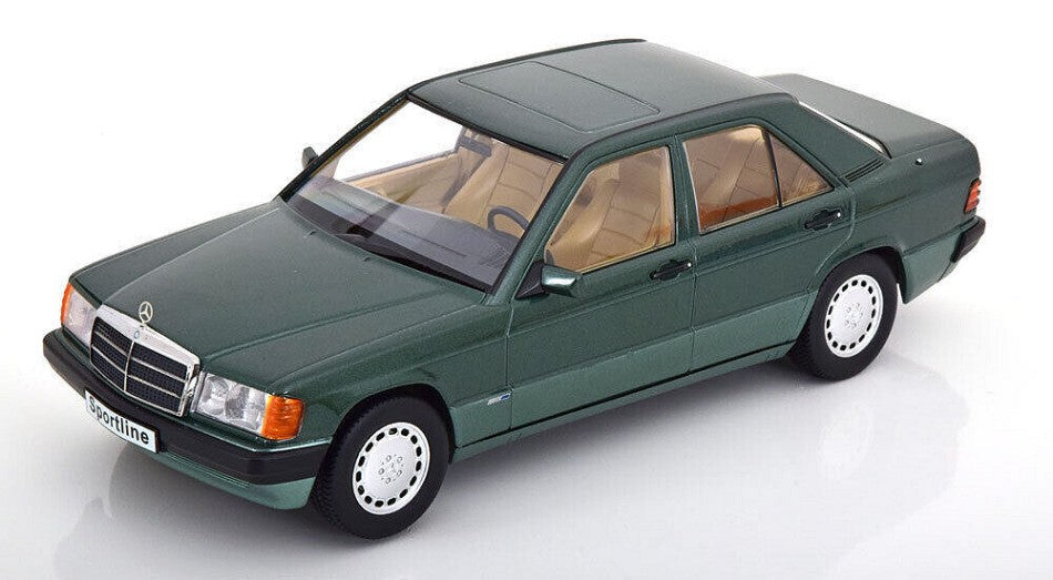 MERCEDES 190E 2.3 SPORTLINE W201 GREEN 1:18