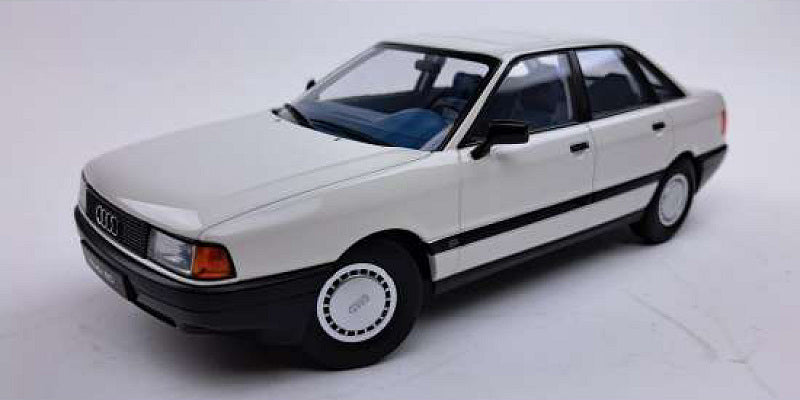 AUDI 80 B3 1989 ALPINE WHITE 1:18