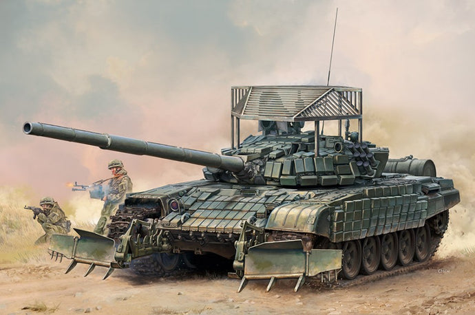 MEZZO RUSSIAN T-72B1 W/GRATING ARMOUR KIT 1:35