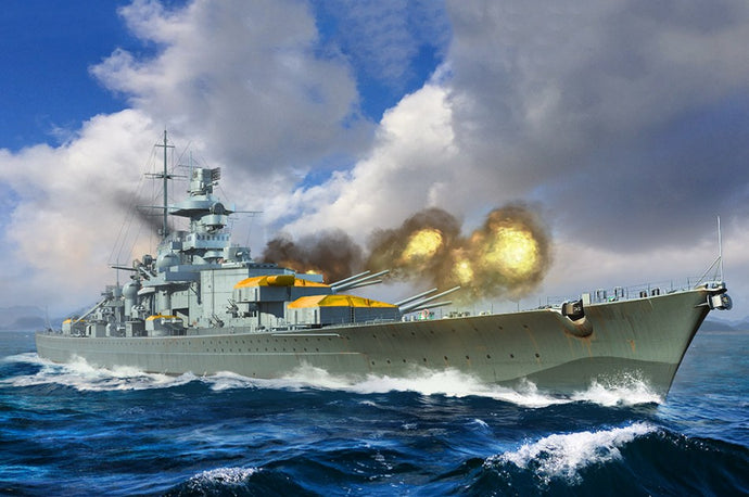 NAVE GERMAN GNEISENAU KIT 1:700