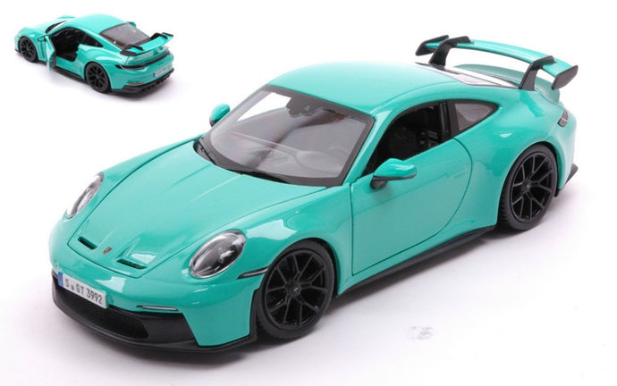 PORSCHE 911 GT3 2021 ACQUAMARINE 1:24