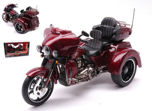 Harley-davidson CVO TRI-GLIDE ULTRA mørk rød metallic 1:12 fra Maisto