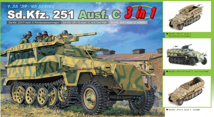 SD KFZ 251/10 3,7 cm PAK 3 KIT 1:35