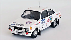 FORD ENGLAND ESCORT MKII (night version) N 9 RALLY 1000 LAKES 1976 A.VATANEN - A.AHO WHITE RED 1:43