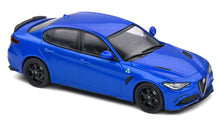 Indlæs billede til gallerivisning ALFA ROMEO GIULIA QUADRIFOGLIO 2019 BLUE 1:43