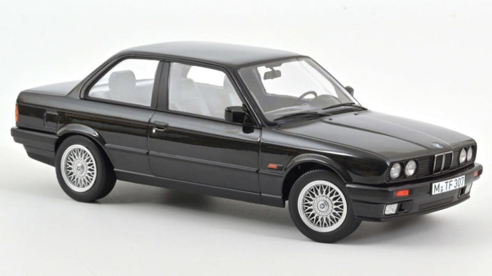 BMW 325i 1988 BLACK METALLIC 1:18