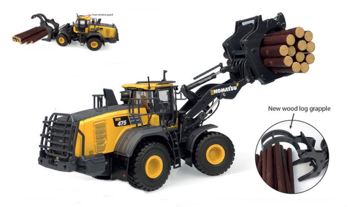 PALA SOLLEVATRONCHI KOMATSU WA475-10 TOOL LINKAGE WITH LOG GRAPPLE 1:50
