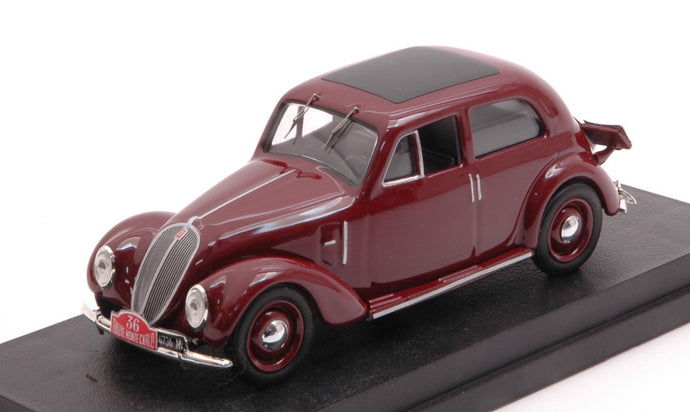 FIAT 1500 6C N 36 RALLY MONTECARLO 1937 GIGI VILLORESI DARK RED 1:43