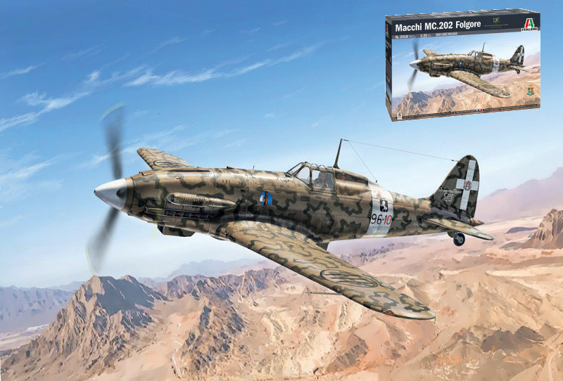 MACCHI MC.202 FOLGORE AIRPLANE WWII ITALIA MILITARY (DECAL PER 8 VERSIONI) 1940 / 1:32