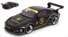 Indlæs billede til gallerivisning Porsche OLD &amp; NEW 977 #118 JOHN PLAYER SPECIAL 2020 - BASIS 911 (997) sort/guld 1:18
