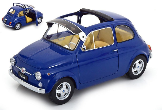 FIAT 500 F CUSTOM 1968 DARK BLUE 1:12