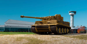 Tiger 131 restored and operated by The Tank Museum, Bovington sand 1:50