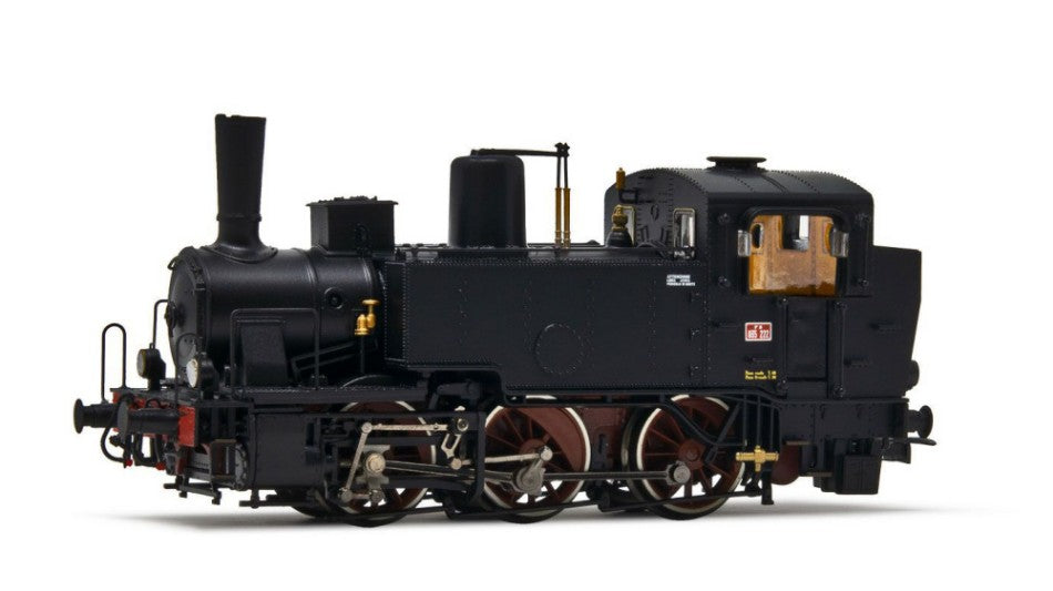 FS STEAM LOCOM.GR.835 WITH ELECTRIC LAMPS AND WHITE WHEEL EP.III-IV 1:87