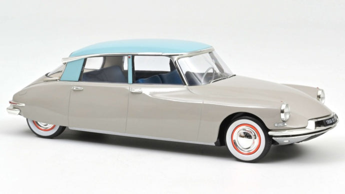 CITROEN DS 19 1956 ROSE GREY AND TURQUOISE 1:18