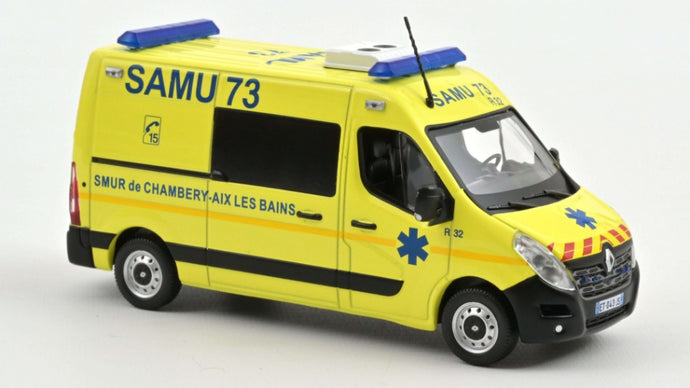 RENAULT MASTER VAN SAMU AMBULANCE 2014 YELLOW 1:43