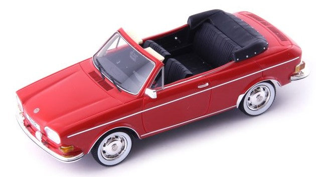 VW 411 L KARMANN CONVERTIBLE 1978 RED 1:43