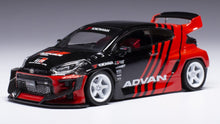 Indlæs billede til gallerivisning Toyota YARIS / PANDEM &#39;ADVAN&#39; sort/rød 1:43