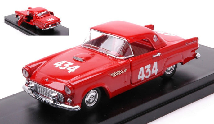 FORD USA THUNDERBIRD COUPE N 434 MILLE MIGLIA 1957 SMADSA - RASELLI RED 1:43