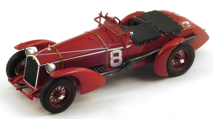 ALFA ROMEO 8C 2300LM 2.3L SUPERCHARGED TEAM RAYMOND SOMMER N 8 WINNER 24h LE MANS 1932 R.SOMMER - L.CHINETTI RED