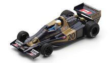 Indlæs billede til gallerivisning WOLF WR1 #20 JODY SCHECKTER WINNER MONACO GP 1977 sort/guld 1:43
